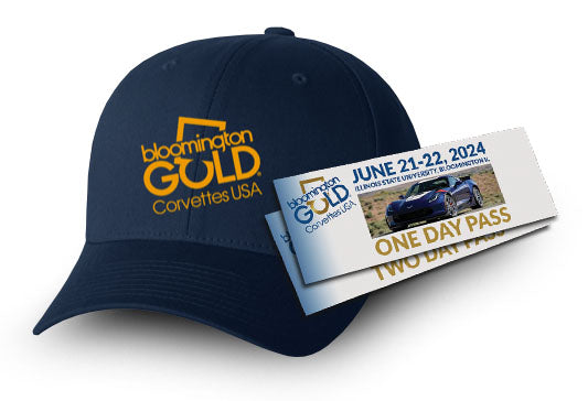 One Day Ticket with Navy Flex Fit Cap