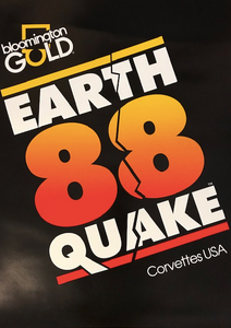 Poster - L88  EARTH QUAKE 1988 - 18x24